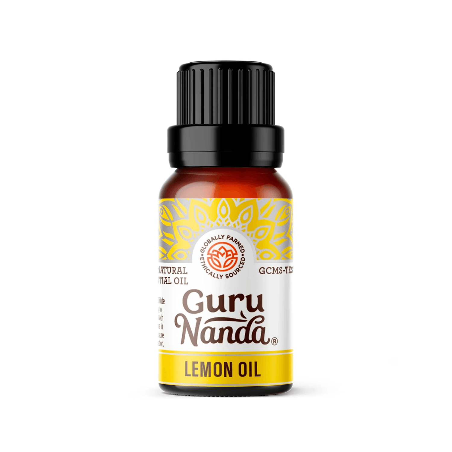 Lemon Essential Oil, 15 ML - 1 PK - GuruNanda