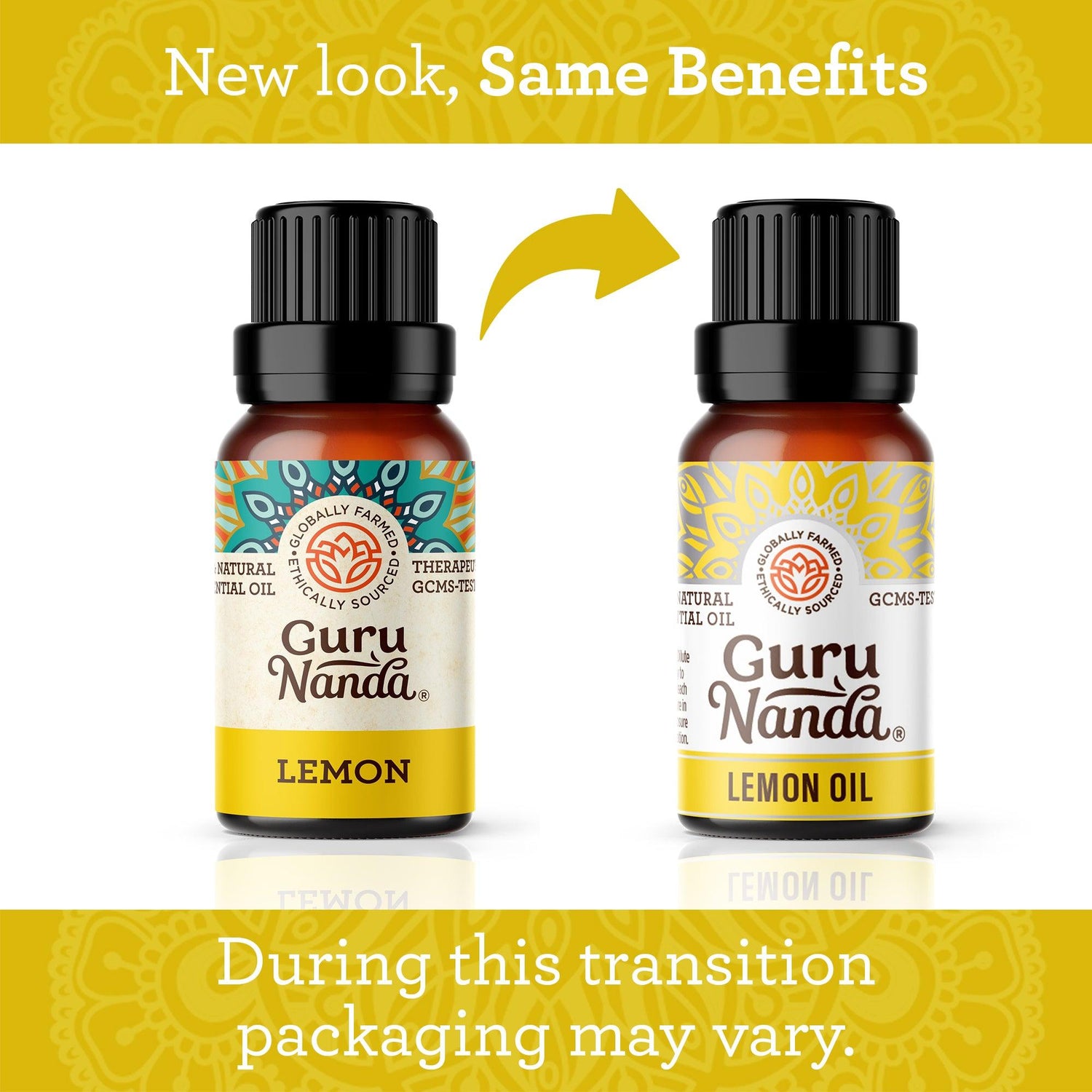 Lemon Essential Oil, 15 ML - 1 PK - GuruNanda