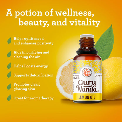 Lemon Essential Oil 15ML - GuruNanda