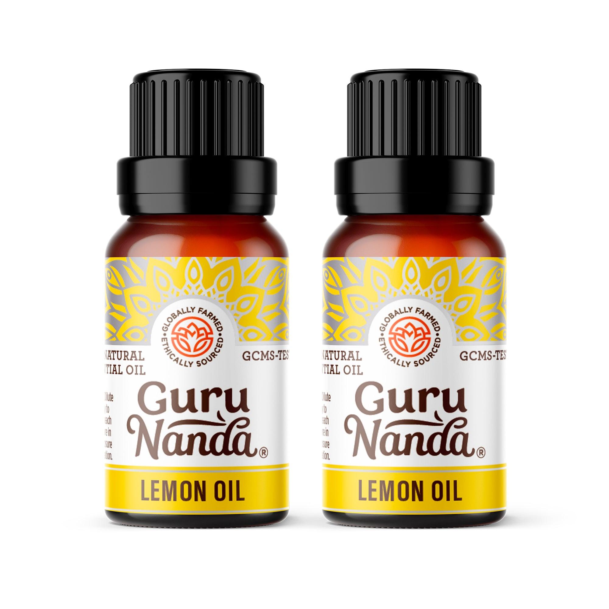 Lemon Essential Oil (2-Pack) - GuruNanda