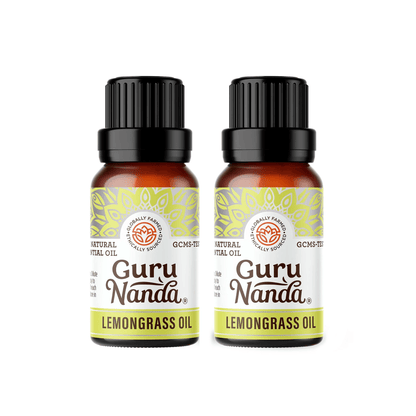 Lemongrass Essential Oil, 15 ML - 2 PK - GuruNanda