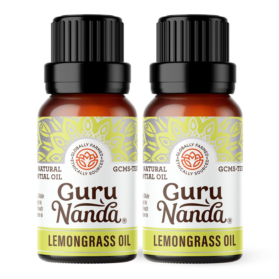 Lemongrass Essential Oil (2-Pack) - GuruNanda