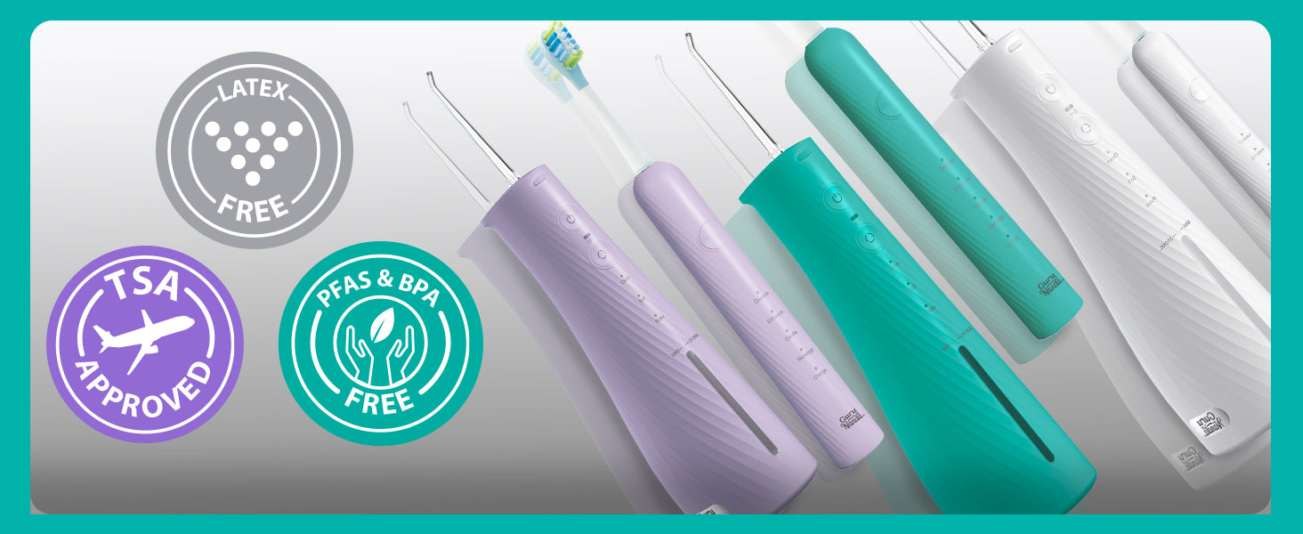 GuruNanda Lion & Lamb 2.0 Portable Sonic Toothbrush & Water Flosser