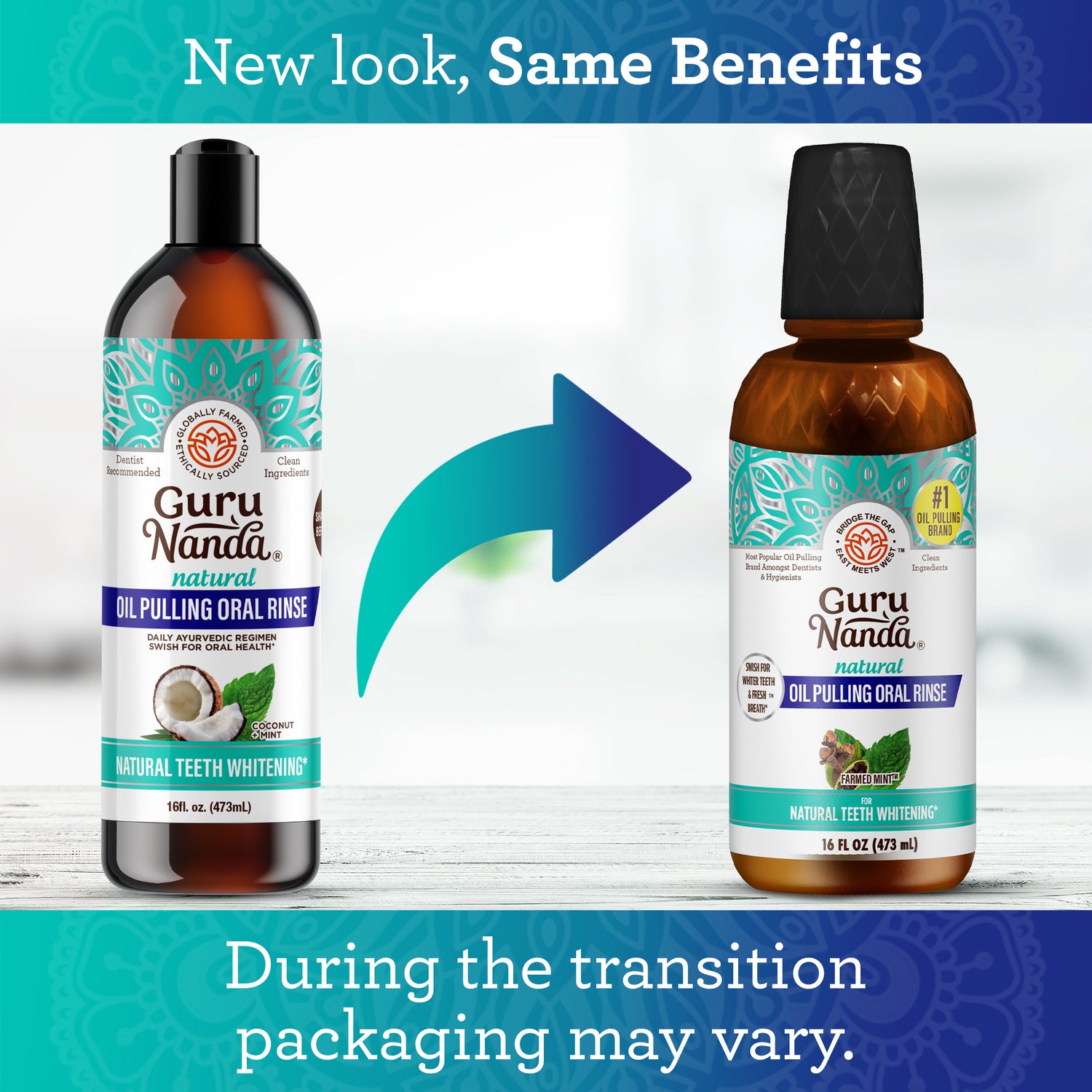 Coconut + Mint Pulling Oil with Essential Oils &amp; Vitamins - 1 Pk