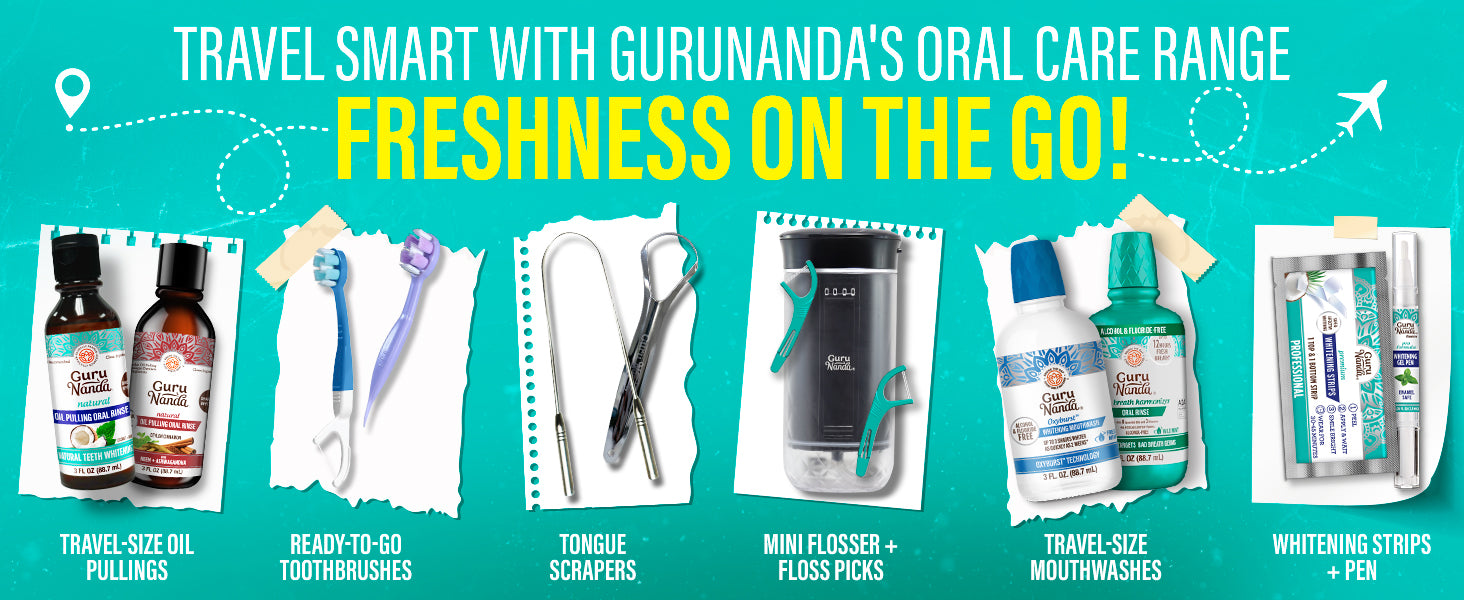 Explore the GuruNanda oral care range