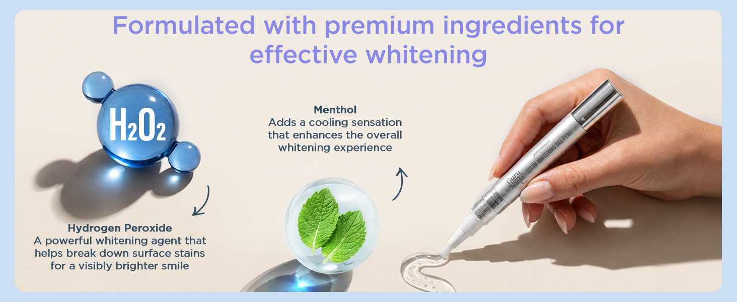 GuruNanda Premium Pearl Whitening Gel Pen