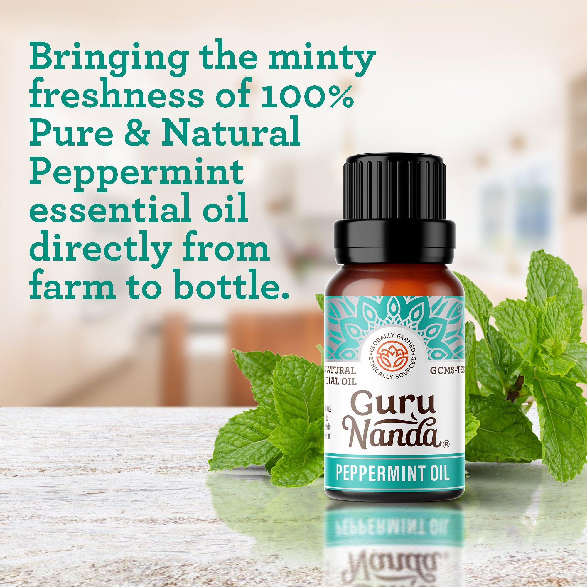 Peppermint Essential Oil, 15 ML - 1 PK - GuruNanda