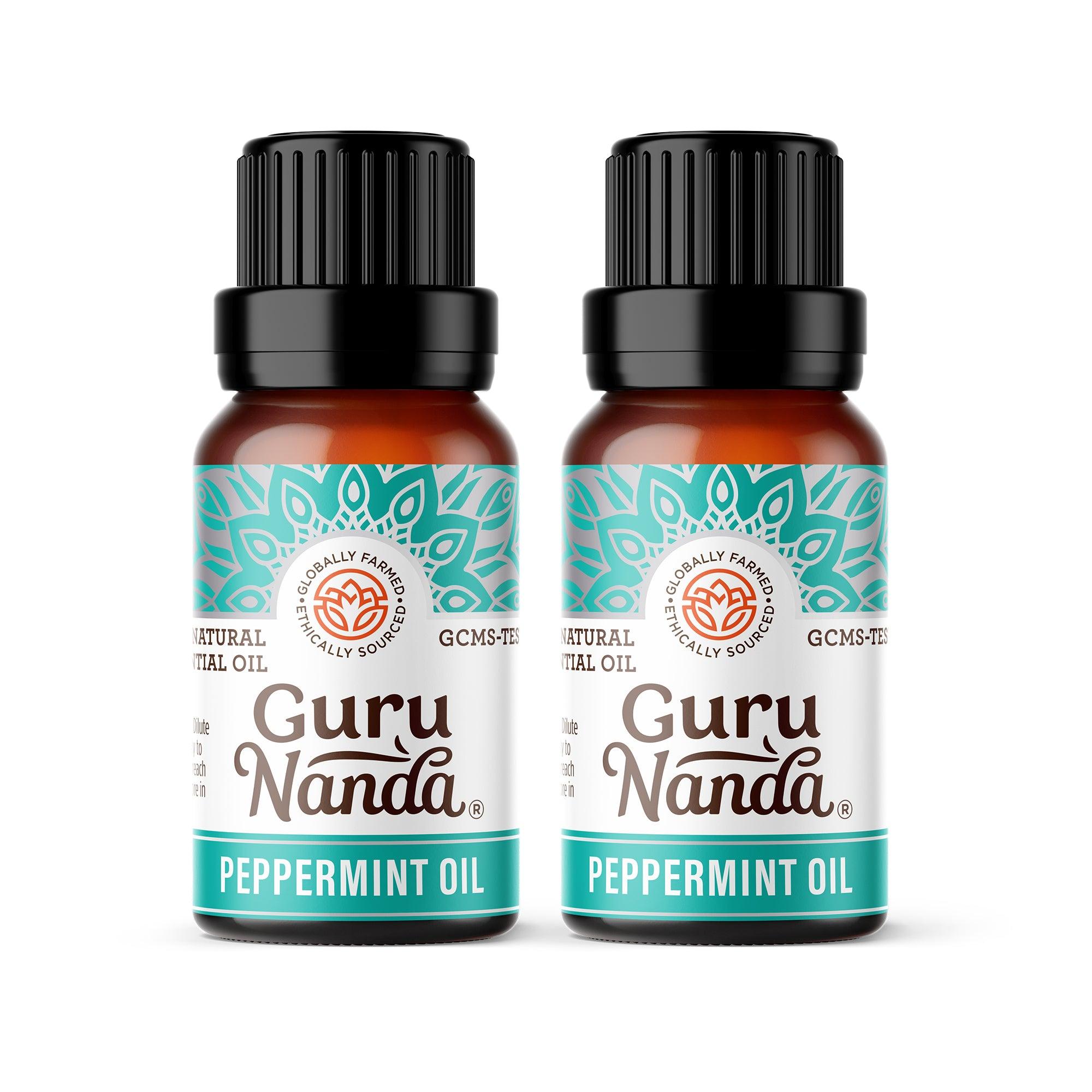 Peppermint Essential Oil (2-Pack) - GuruNanda