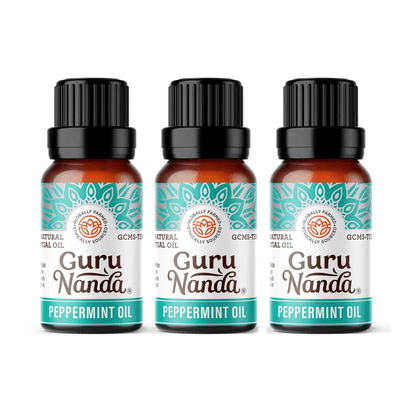 Peppermint Essential Oil, 30 ML - 3 PK - GuruNanda