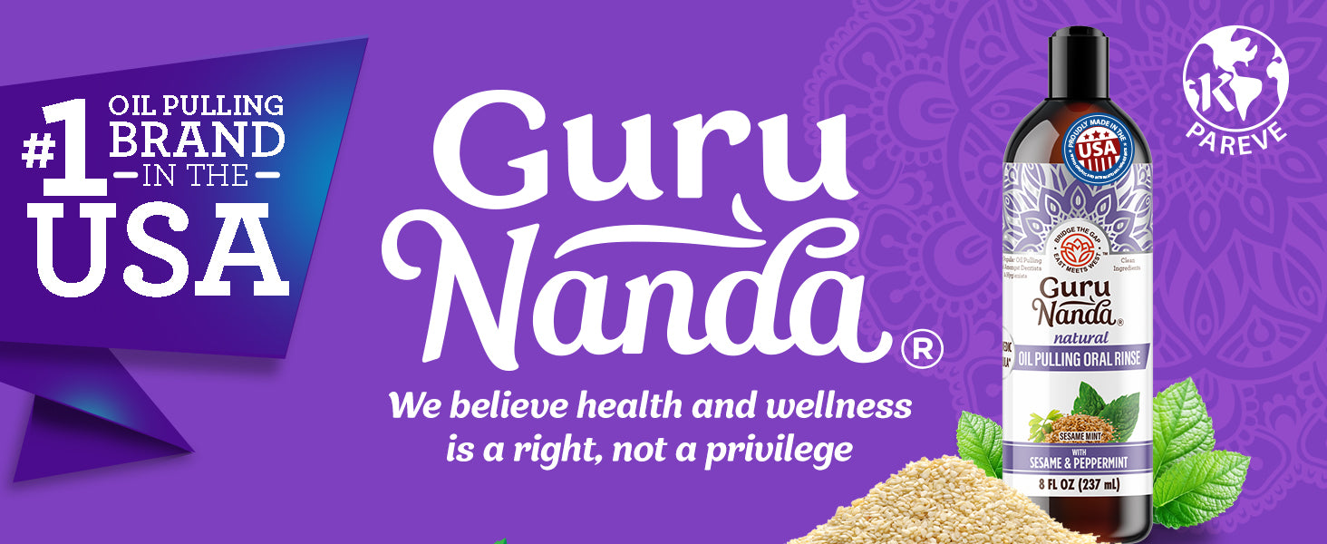 GuruNanda Sesame & Peppermint Oil Pulling
