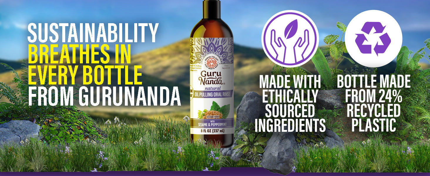 GuruNanda Sesame & Peppermint Oil Pulling