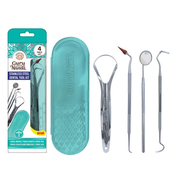 Stainless Steel Dental Kit with Travel Case