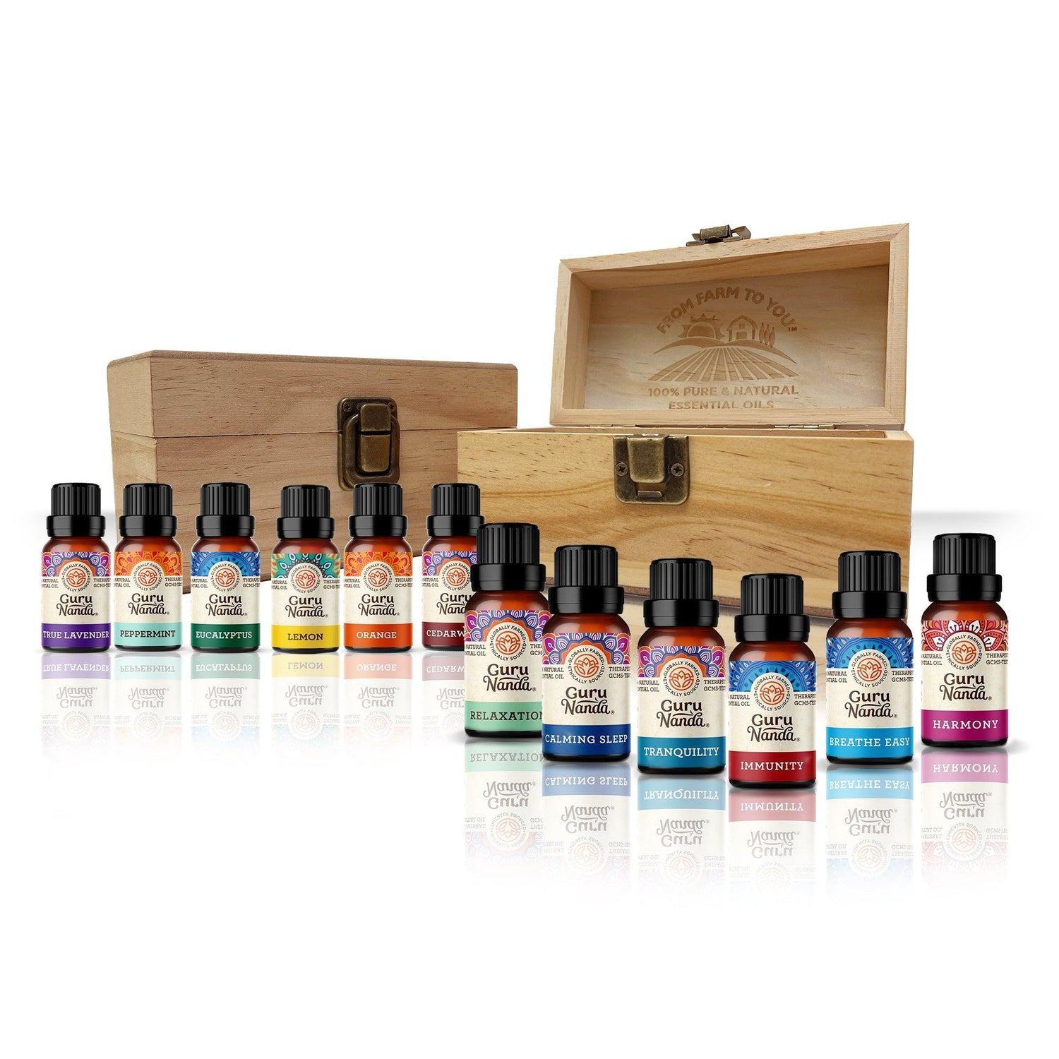 Essential Oil Sets Top 6 Oils for Aromatherapy Oil Blends for
