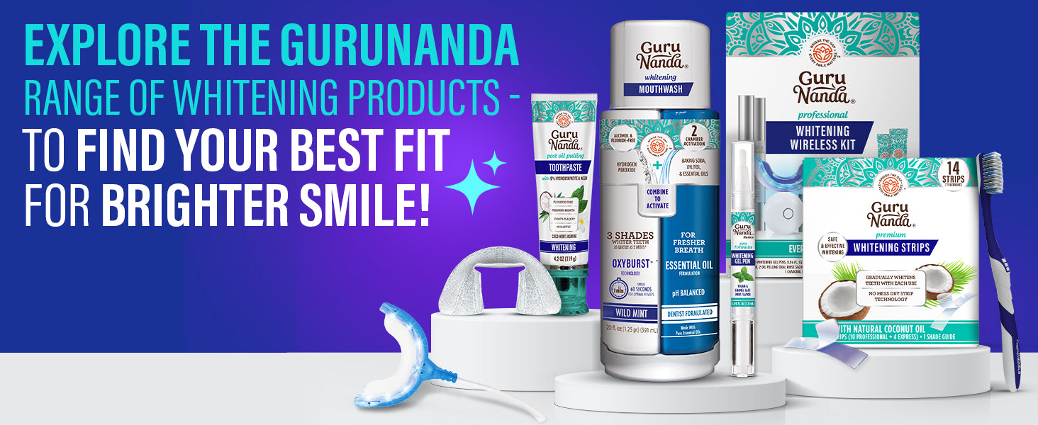 GuruNanda Professional Ready-to-Use Whitening Trays 7 Treatments