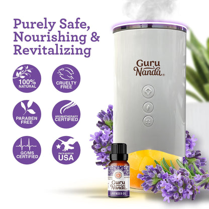 True Lavender Essential Oil (2-Pack) - GuruNanda