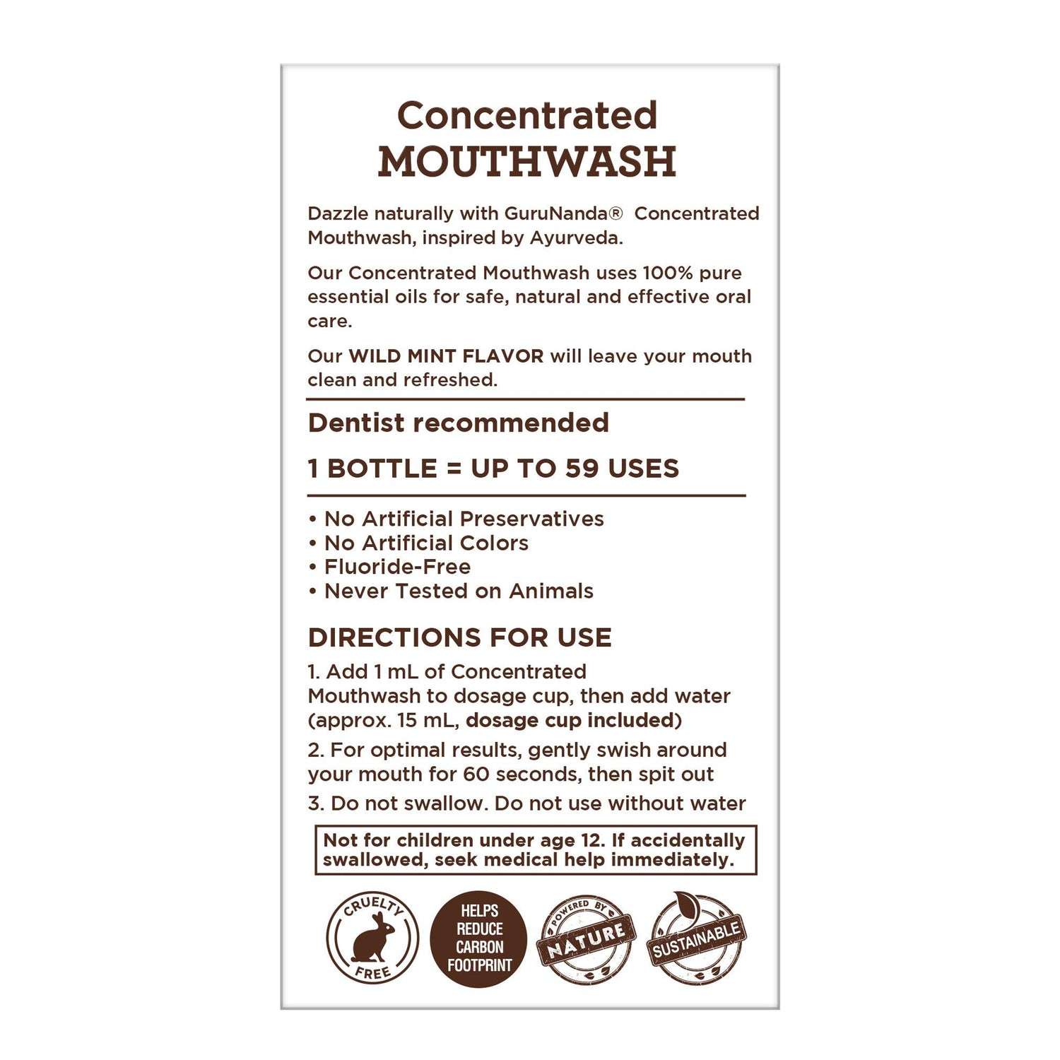 Whitening Concentrated Mouthwash (2 Fl oz)