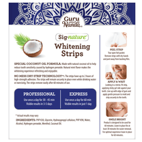GuruNanda Teeth Whitening Strips, Enamel-Safe, 7 Day Treatment