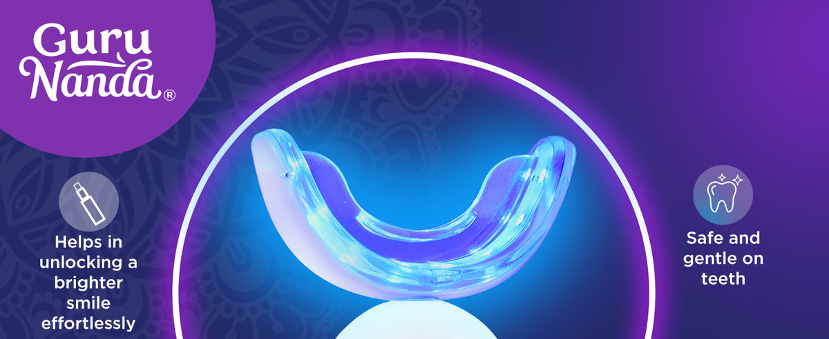 Wireless LED Teeth Whitening Kit | GuruNanda
