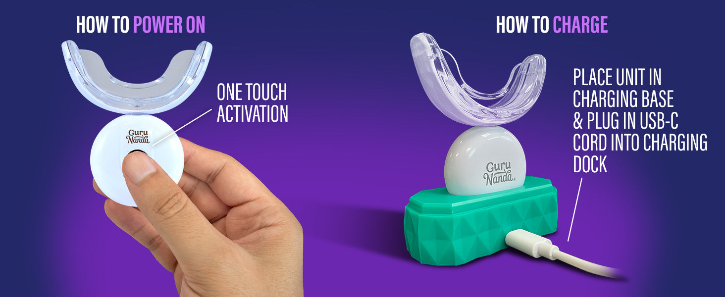 GuruNanda Wireless LED Teeth Whitening Kit