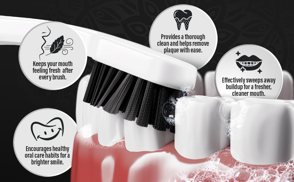 GuruNanda Yin Yang Extra-Soft Toothbrush 2-Pack