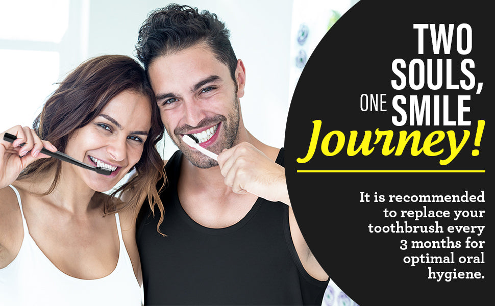 GuruNanda Yin Yang Extra-Soft Toothbrush 2-Pack