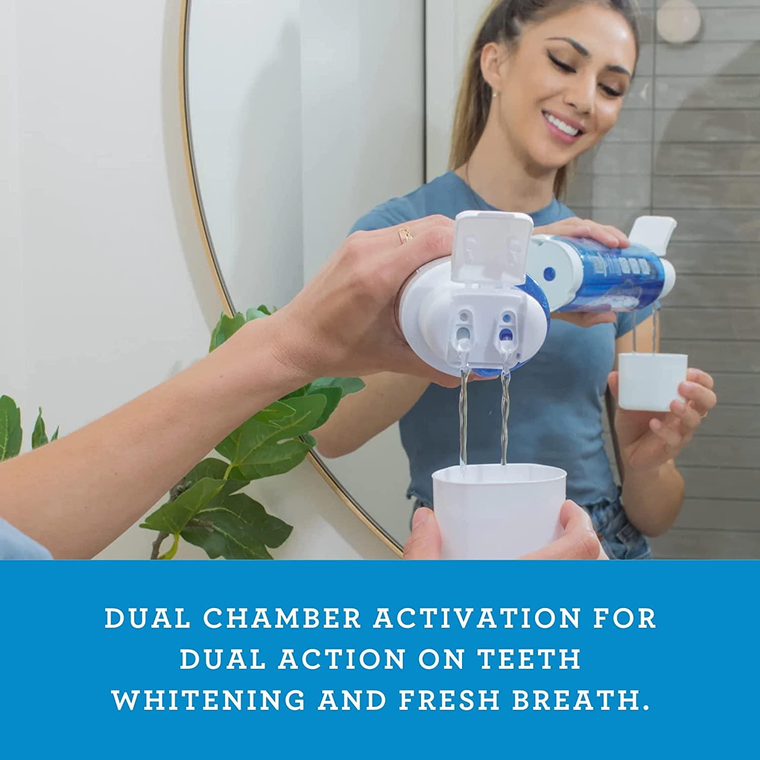 GuruNanda Dual Chamber Oxyburst Whitening Mouthwash (3-Pack) - GuruNanda
