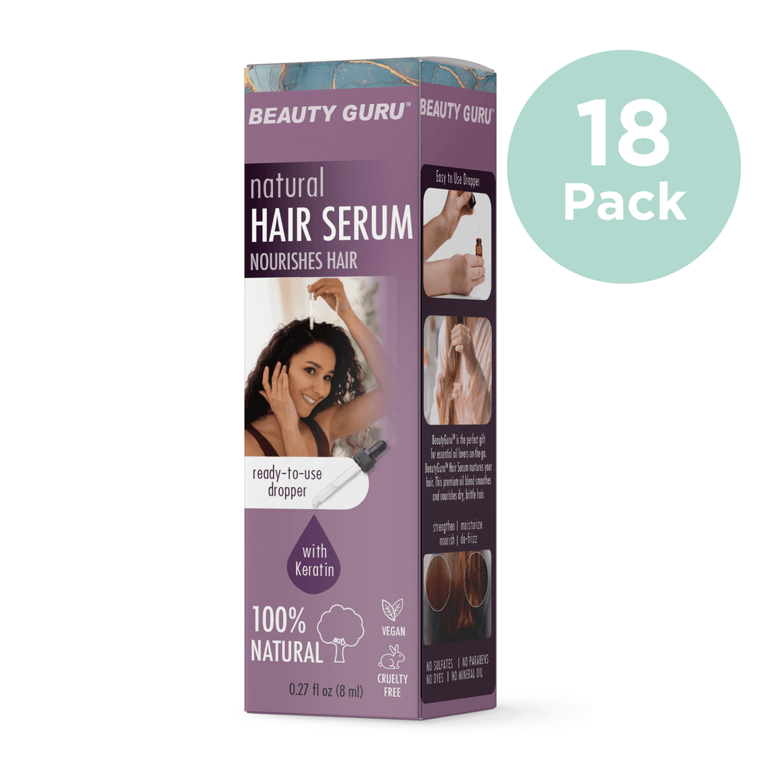 Natural Hair Serum (18-pack) - GuruNanda
