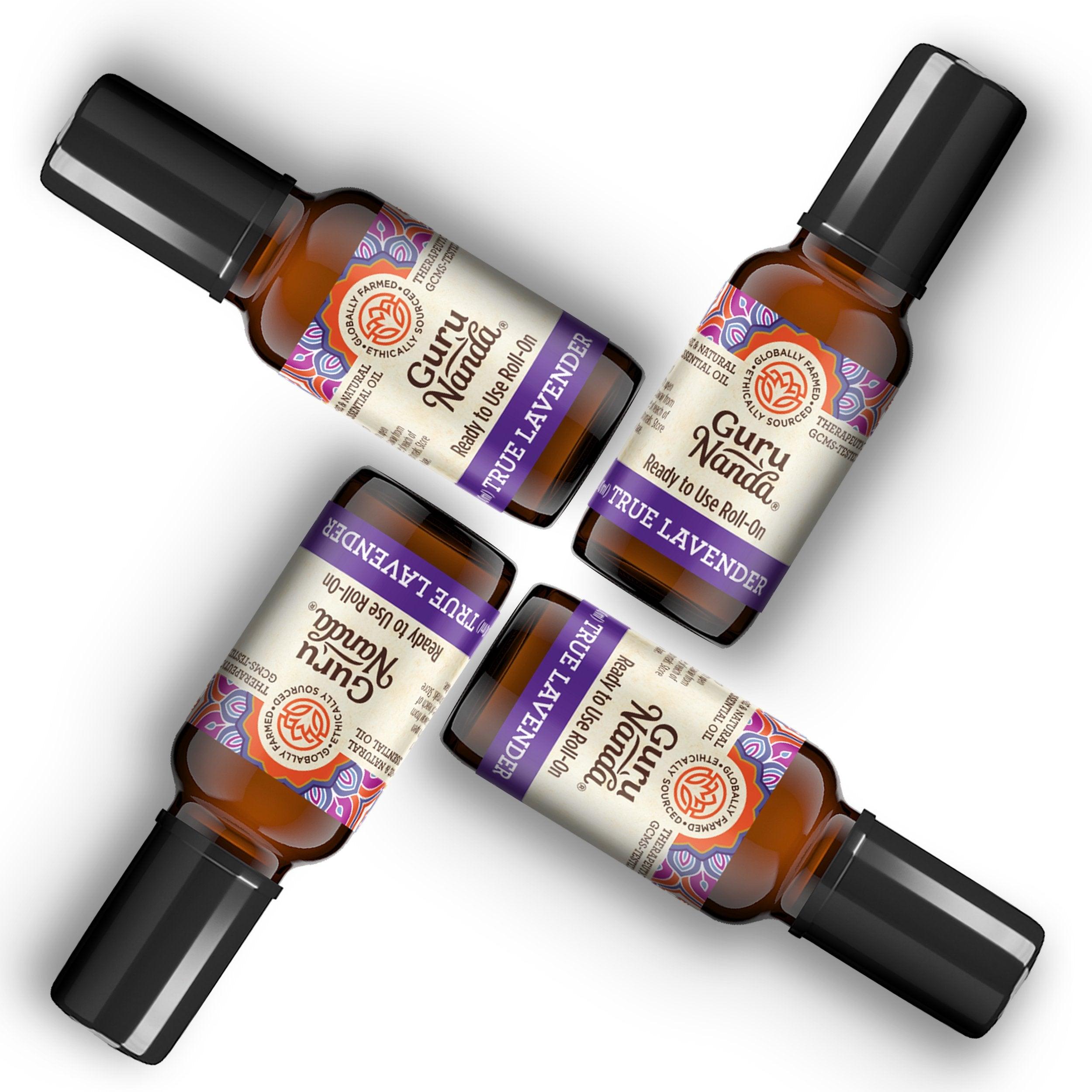 Gurunanda Sleep Essential Oil Set (Pack of 3 x 0.34 fl oz) - 100% Pure, Natural & Undiluted Cedarwood, Frankincense & Lavender Aromatherapy Oils for